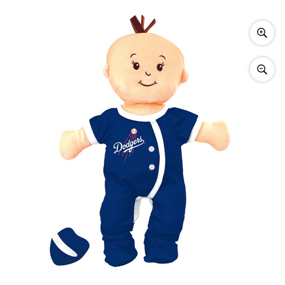 BabyFanatic Wee Baby Fan Doll - MLB Los Angeles Dodgers